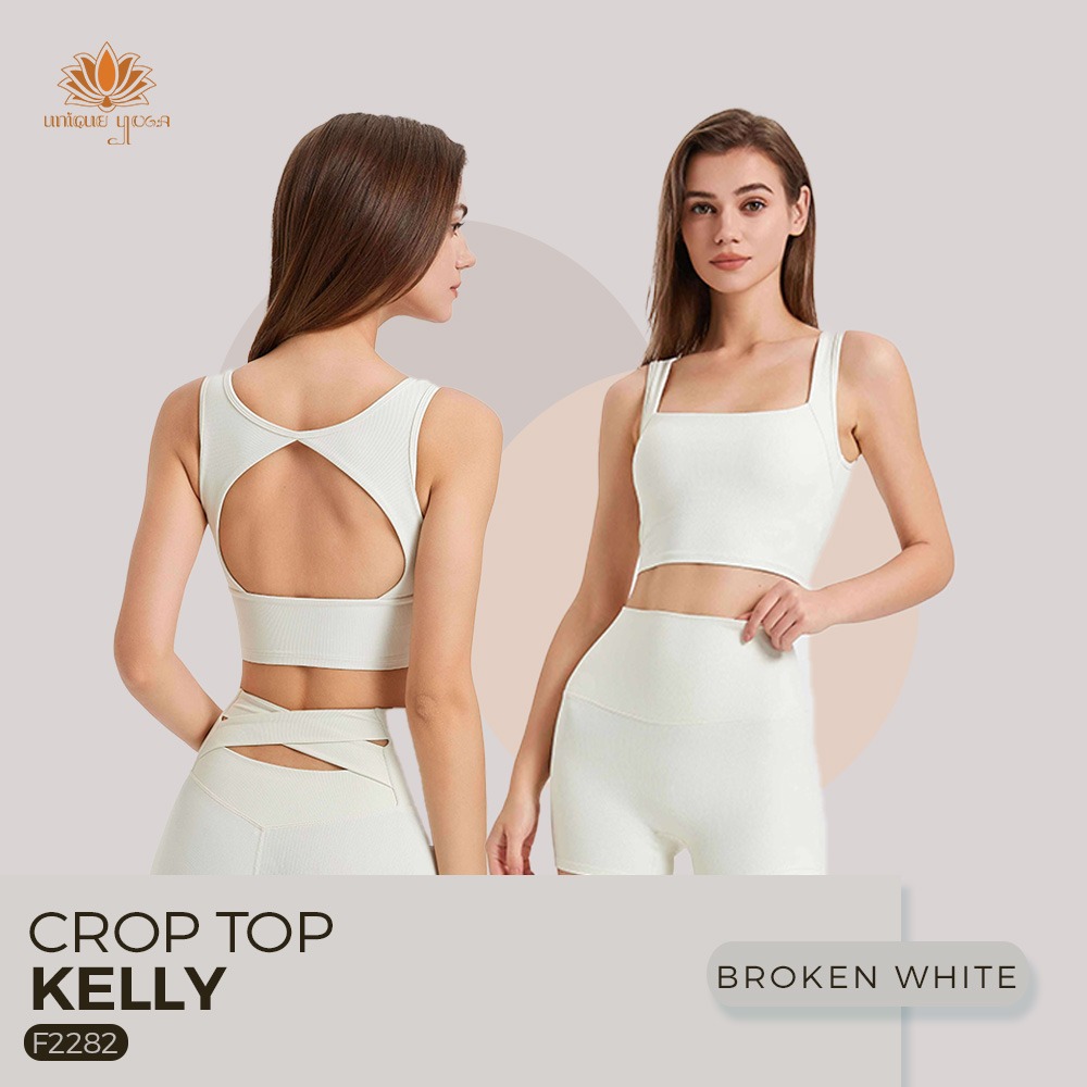 Bra Yoga Crop Top Kelly / Atasan Olahraga Senam Yoga Pilates Gym Sport / Crop Top Kelly F2282 / Bra Sport Yoga