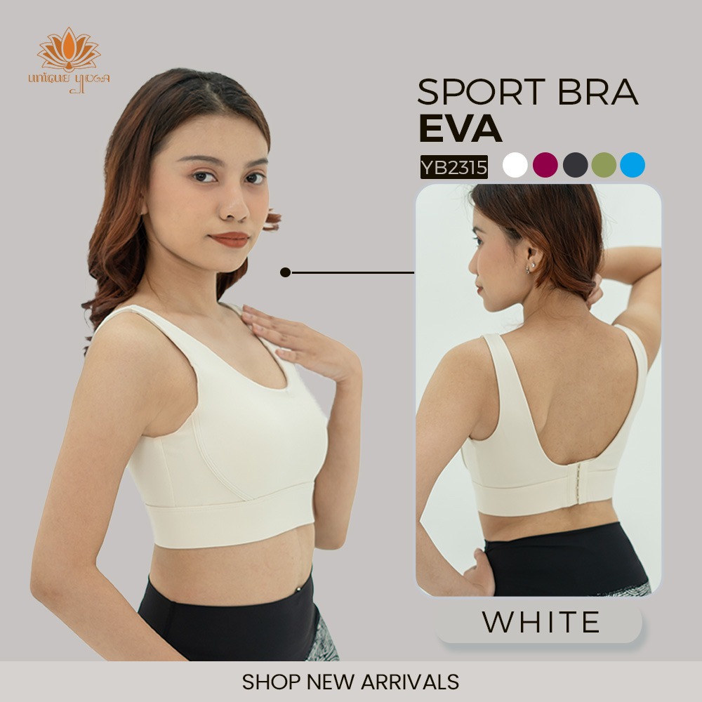 Sport Bra Eva High Impact Olahraga Senam Yoga Gym Running Wanita / Bra Olahraga Yoga YB2315