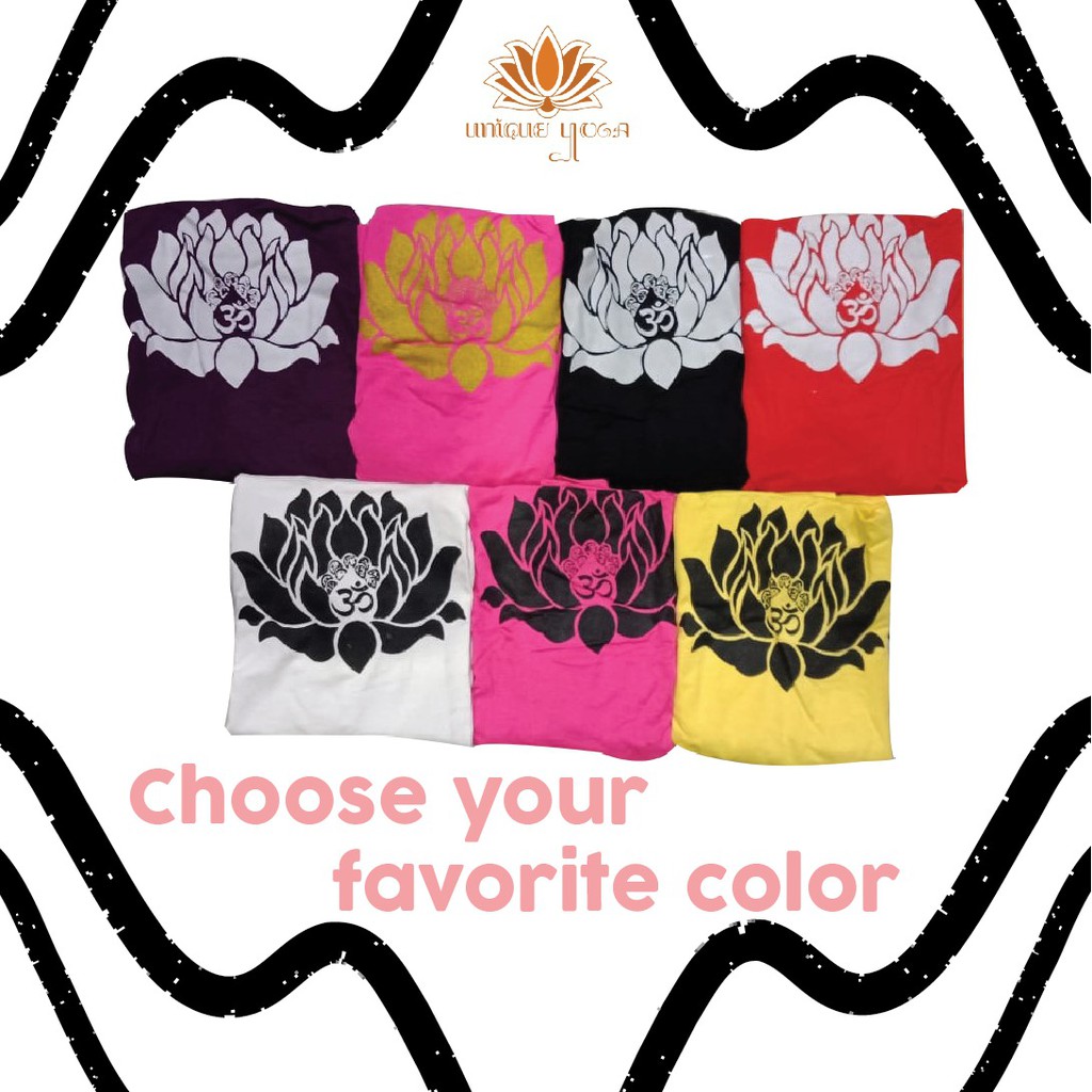 Tank Top Senam Yoga Pilates Zumba Teratai / Baju Yoga Robek Motif Teratai / Baju Yoga Murah
