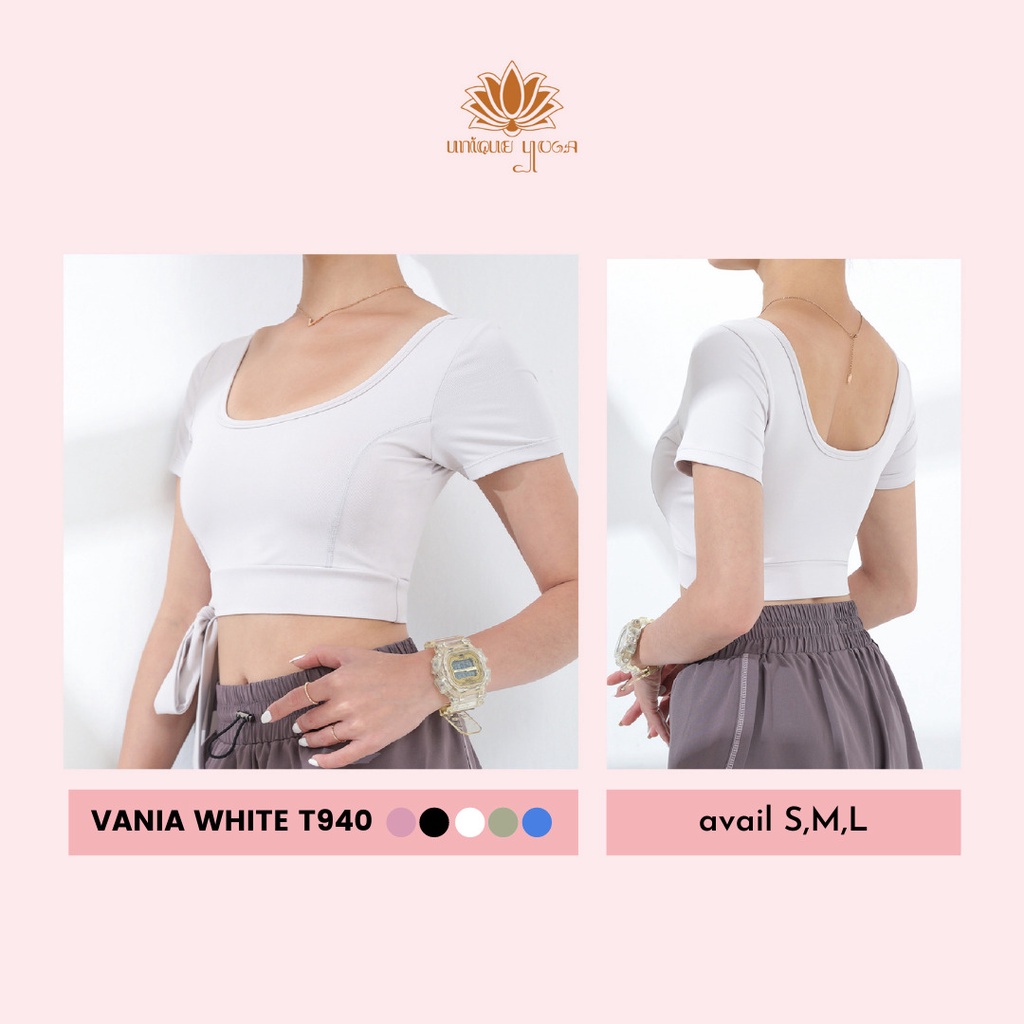 Sport Bra Vania T940 / Sport Bra Senam Baju Yoga Pendek Terbaru Wanita/ Pakaian Olahraga Yoga