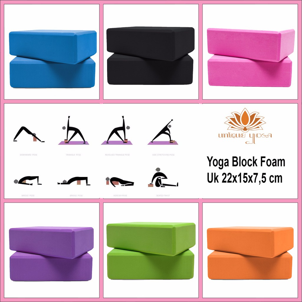 Yoga Block Foam / Balok Yoga Foam / Balok Busa Murah / Block Foam Yoga / Yoga Block Foam / Balok Yoga Murah / Eva Block
