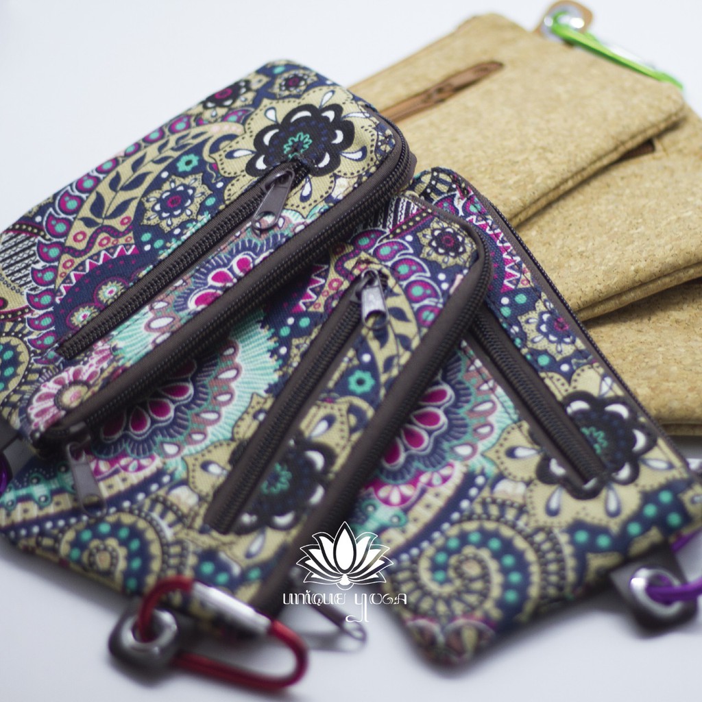 Pouch Serbaguna / Dompet Motif Bunga / Dompet Yoga / Dompet Serbaguna / Dompet Yoga Murah/ Yoga Pouch / Dompet Murah