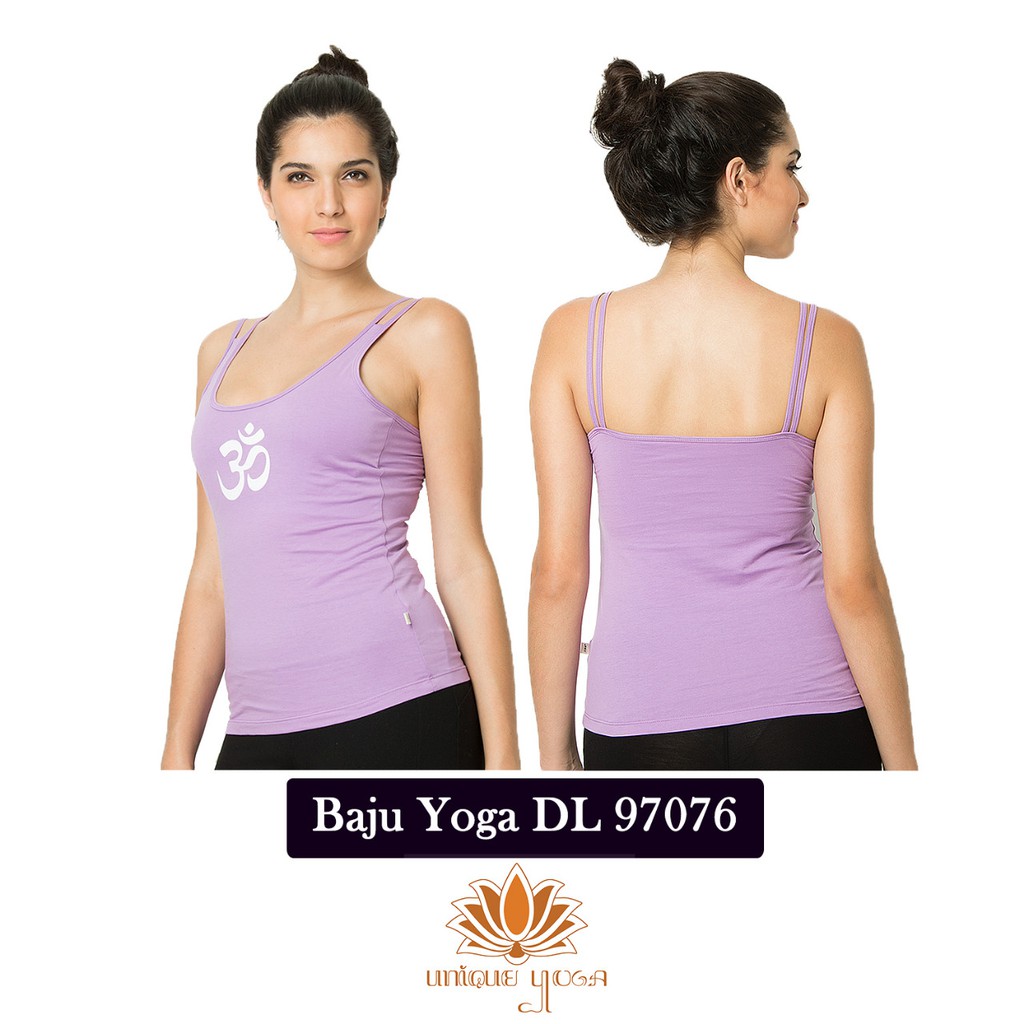 Baju Kaos Yoga / Senam / Olahraga DL 97076 / Baju Yoga Murah / Top Yoga Murah