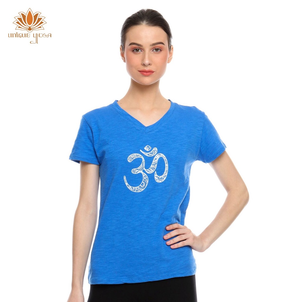 Top Christy / Baju Yoga Wanita / Kaos Yoga Wanita / Kaos Senam Top Leher V Christy / Baju Olahraga Fitness Termurah