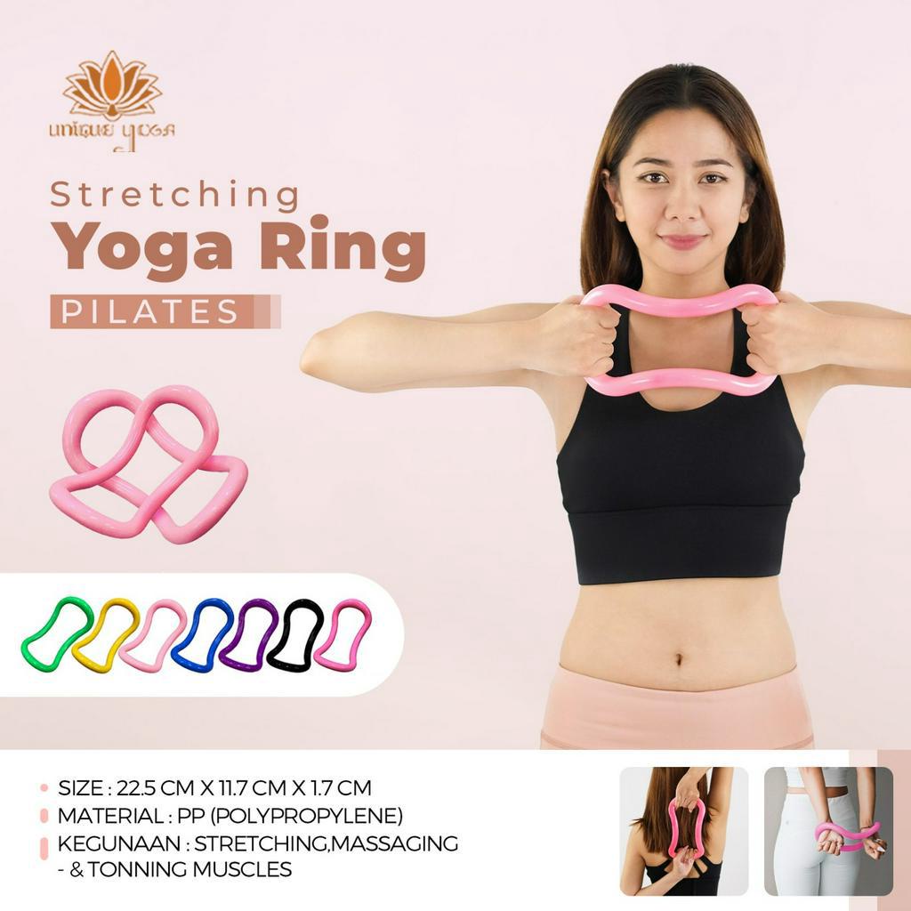 Stretching Circle Yoga Pilates Murah / Yoga Magic Ring Pilates Latihan Kebugaran / Ring Stretching Work Out