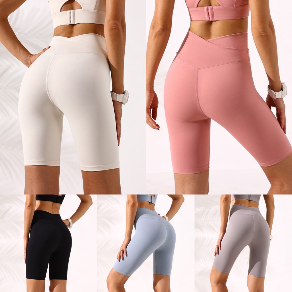 Celana Pendek Yoga Wanita / Short Pant Senam Yoga Workout Running / Short Pant Yoga Terbaru TH 500