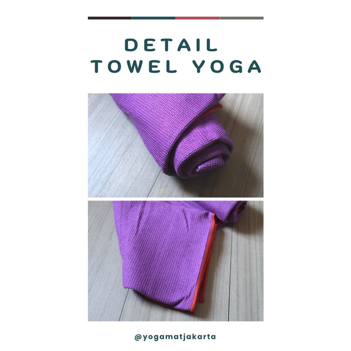 Towel Yoga / Yoga Towel Super Anti Slip / Alas Matras Yoga Termurah Super Rata / Towel Yoga Murah / Yoga Towel Anti Slip