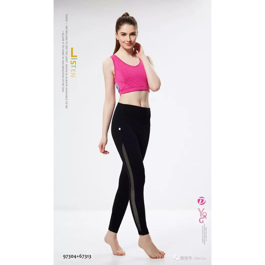 Baju Senam Yoga DENLUS DL 97304 / Top Yoga / Baju Yoga / Top Gym / Sport Bra Yoga
