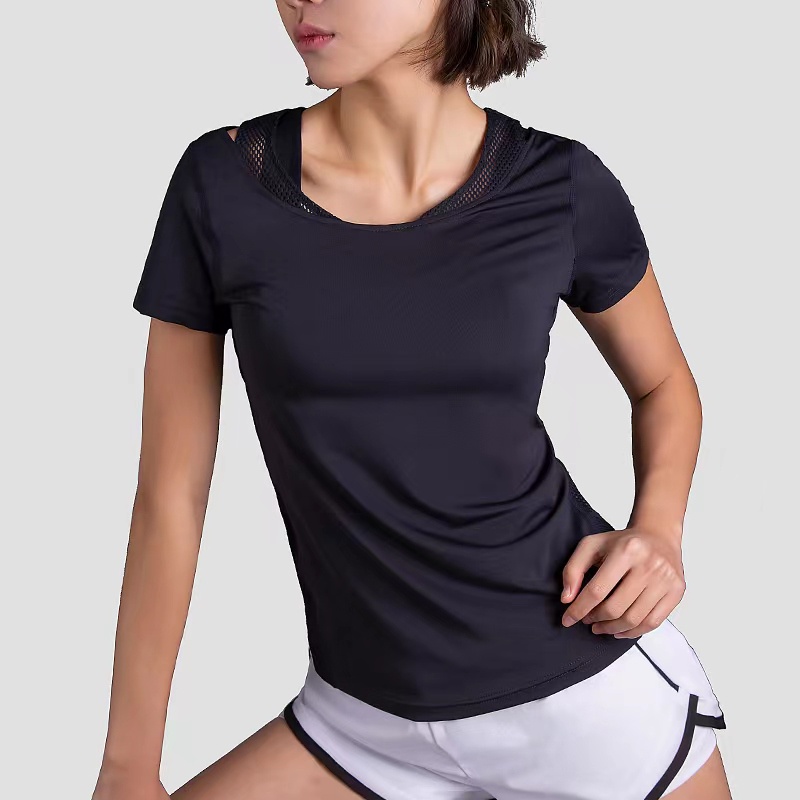 Kaos Olahraga Murah / Kaos Atasan Olahraga Senam Yoga / Kaos Olahraga Bahan Dryfit Wanita / Top Vania Code TX 101 
