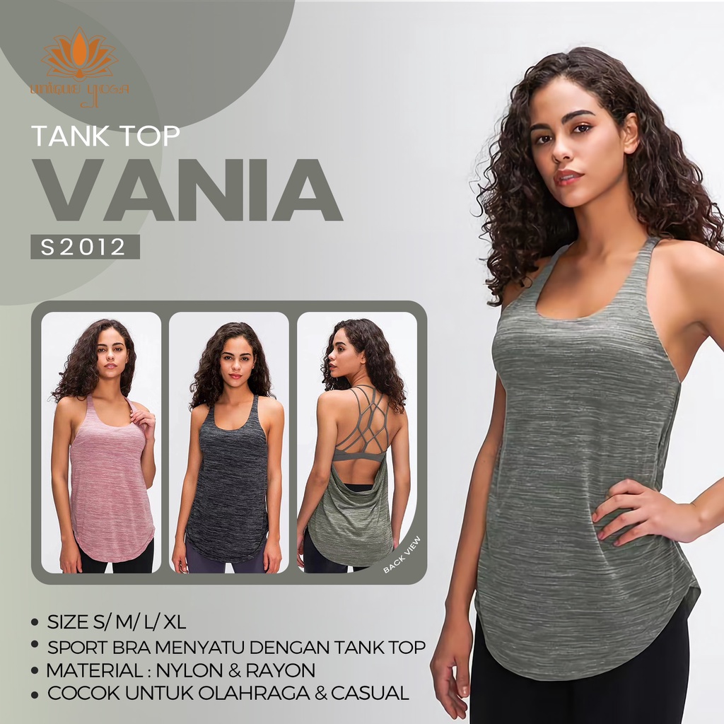 Original Tanktop Olahraga / Kaos Olahraga Murah / Top Vania S2012 Terlaris / Baju Olahraga