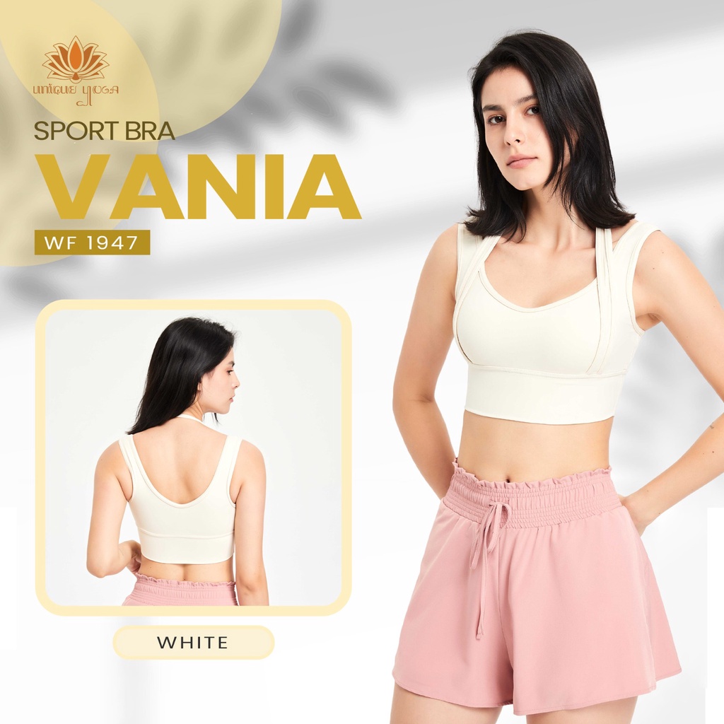 Sport Bra Senam Yoga Pilates / Atasan Olahraga Running Gym Vania WF 1947 / Bra Yoga Terbaru / Bra Olahraga Wanita / Bra Senam Yoga