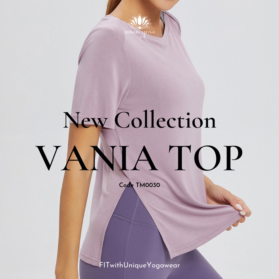 Baju Senam Yoga Gym Sport Wanita / Kaos Olahraga Vania /Baju Olahraga Wanita / Baju Olahraga Murah / Baju Yoga TM0030