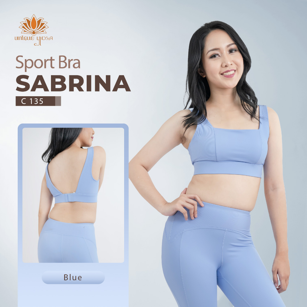 Sport Bra Olahraga Senam Yoga Sabrina / Sport Bra Gym Medium Impact / Sports Bra Terbaru Vania Yoga C135