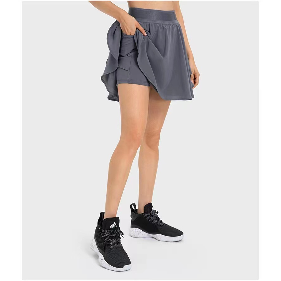 Rok Sporty Mini Celana Pendek Wanita / Sporty Skirt with Short Pant / Rok Olahraga Tennis / Sporty Skirt Rachel DK330