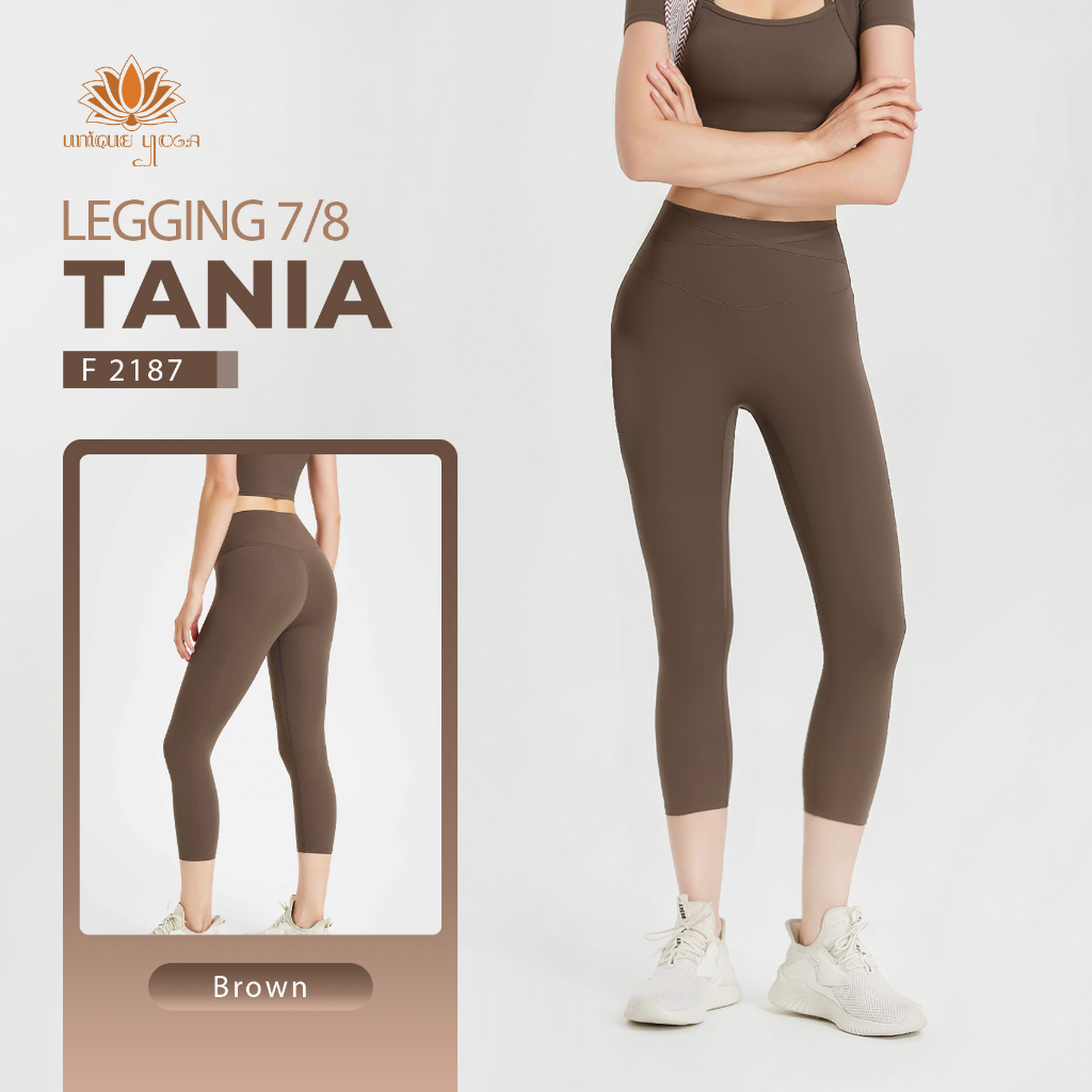 Legging New Polos Yoga / Legging Olahraga High Waist / Legging Yoga Fitness 7/8 Tania / Celana Legging Sport Wanita