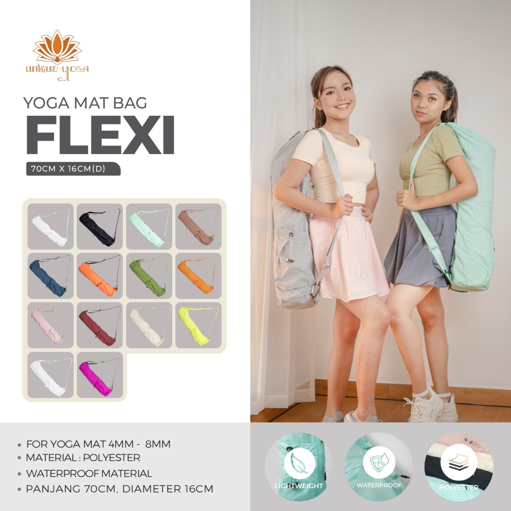 Flexi Yoga Bag / Flexi Yoga Bag Mat / Tas Yoga Untuk Bawa Matras Yoga / Tas Yoga Murah / Tas Matras Yoga Flexi