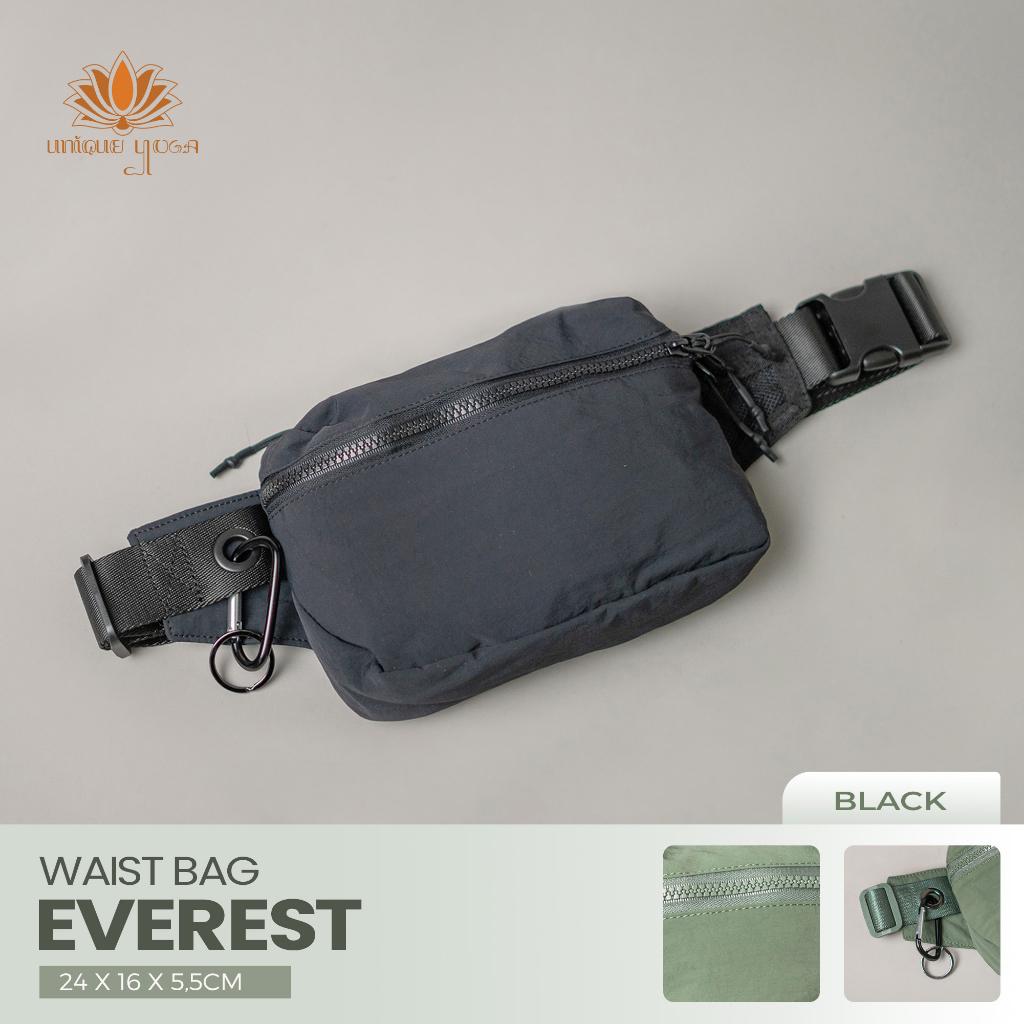 Waist Bag Everest / Tas Pinggang Olahraga Gym Yoga Fashion Unisex New / Tas Olahraga Slempang