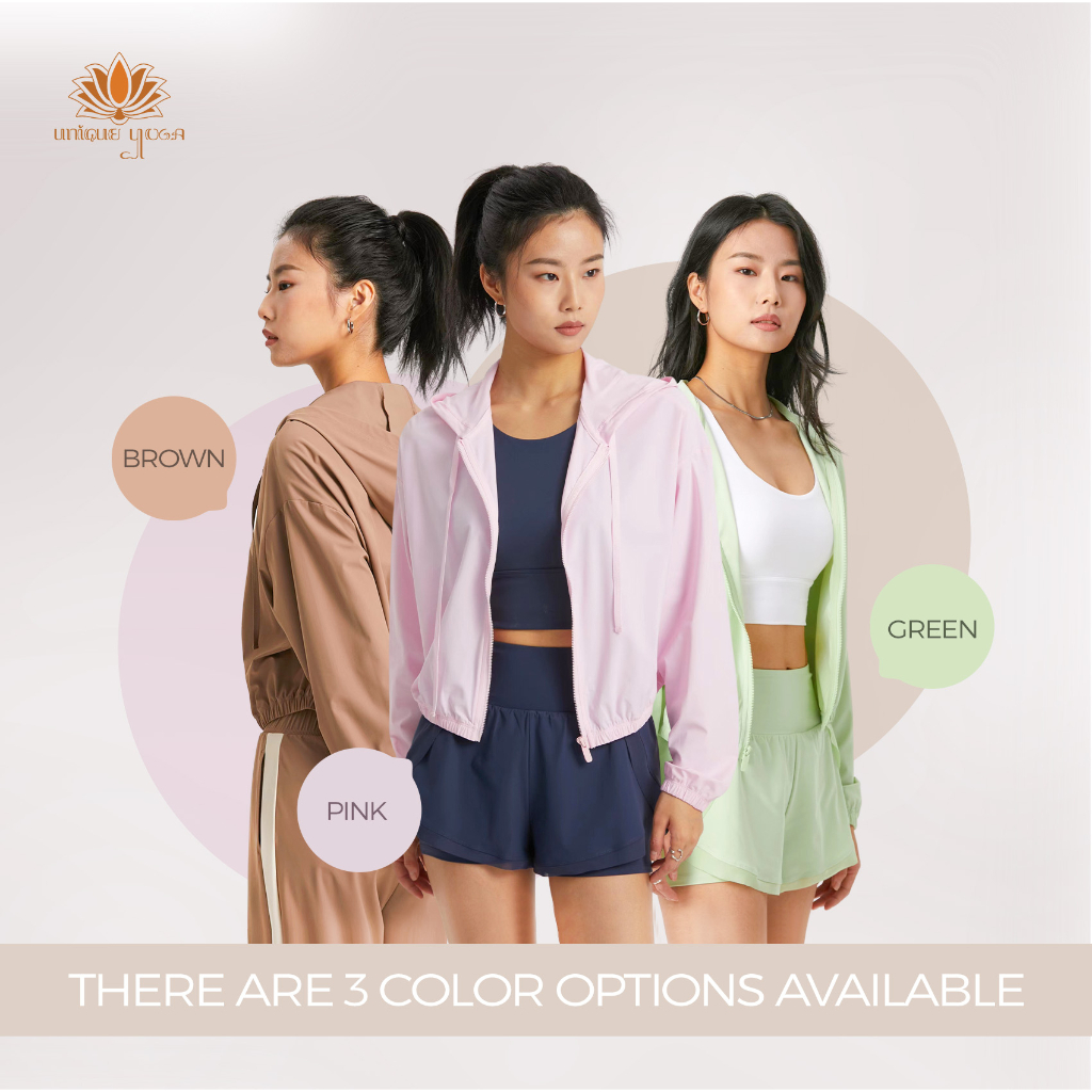 Jacket Sporty Hoodie Oversize Light Weight / Jacket Sport Yoga Lexi WT1512/ Jaket Light Weight Sporty Vania