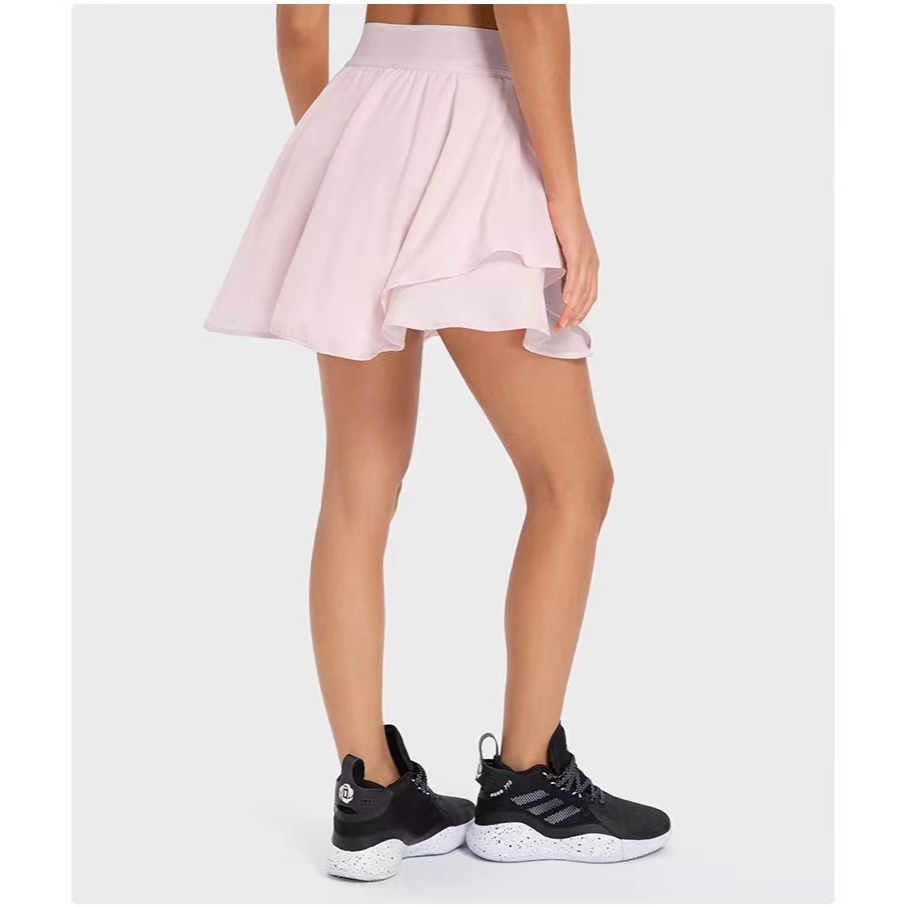 Rok Sporty Mini Celana Pendek Wanita / Sporty Skirt with Short Pant / Rok Olahraga Tennis / Sporty Skirt Rachel DK330