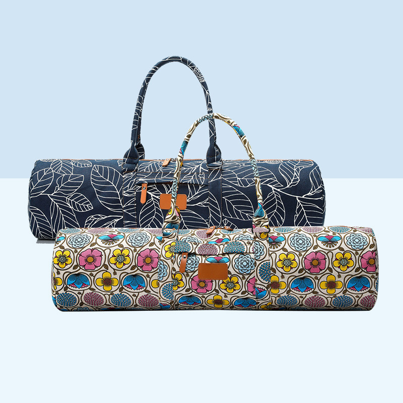 Padma Yoga Bag / Padma Yoga Bag Mat / Tas Olahraga Senam Yoga Ukuran Besar / Tas Matras Tenteng Motif / Tas Matras Yoga