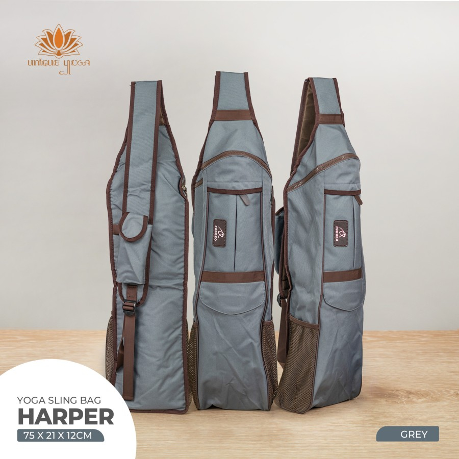 Yoga Bag Terbaru / Yoga Bag Harper / Bag GYM Backpack / Zipper Yoga Mat Bag Carrier / Bagpack Canvas Sling Yoga Bag