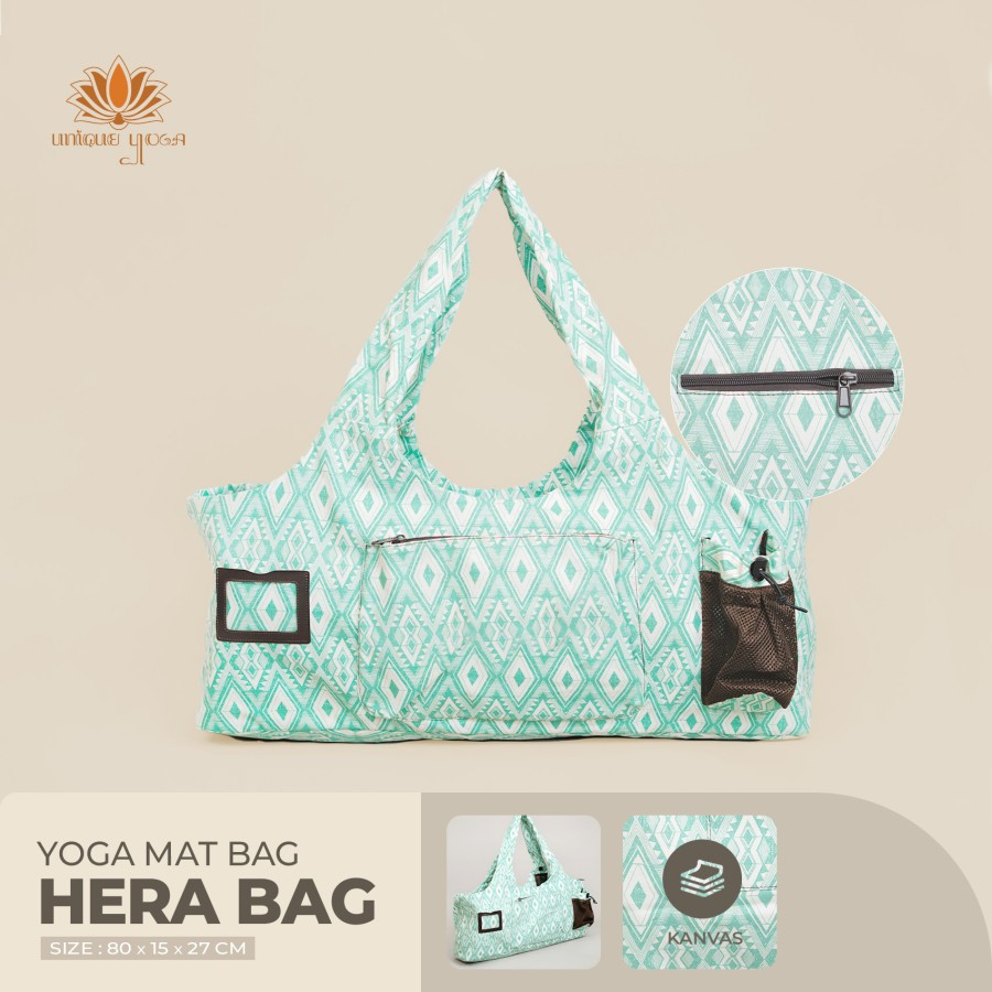 Yoga Bag Hera / Hera Bag Yoga / Tas Matras Yoga Big Size / Tas Yoga Motif / Yoga Bag / Yoga Bag Mat