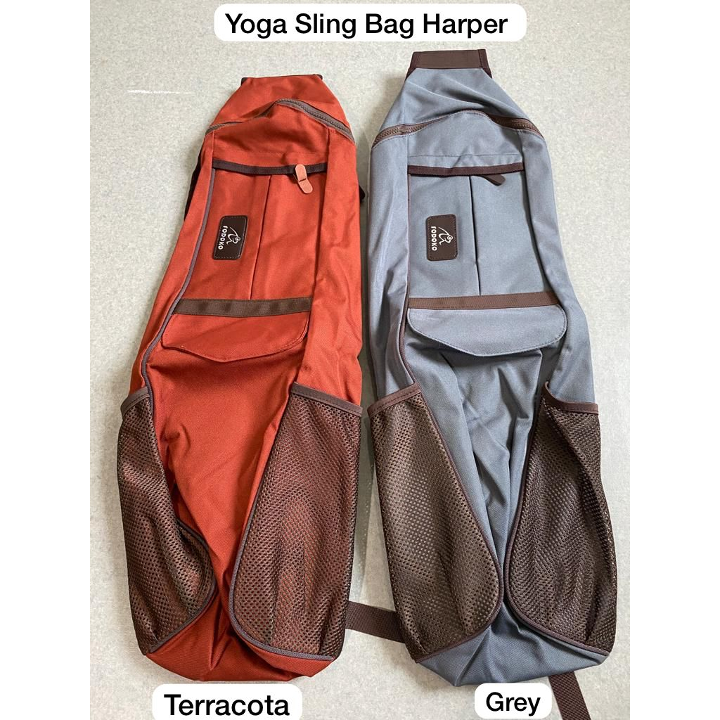 Yoga Bag Terbaru / Yoga Bag Harper / Bag GYM Backpack / Zipper Yoga Mat Bag Carrier / Bagpack Canvas Sling Yoga Bag