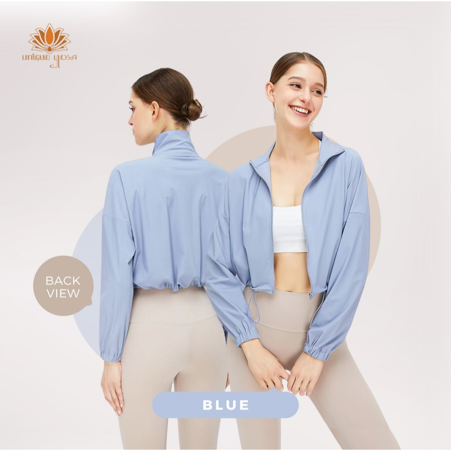 Jacket Sporty Oversize Light Weight / Jaket Olahraga Yoga Wanita Tiffany / Sporty Jacket Oversize Tiffany TM0121
