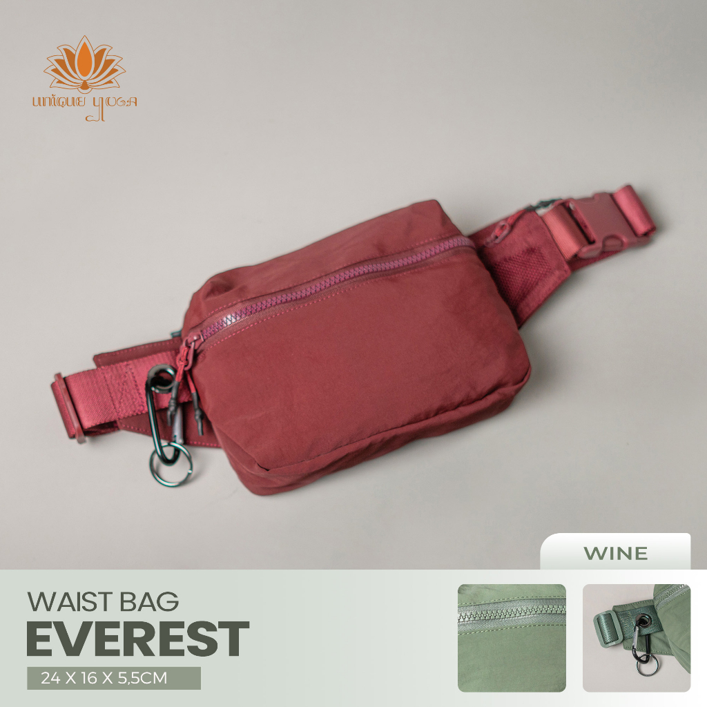 Waist Bag Everest / Tas Pinggang Olahraga Gym Yoga Fashion Unisex New / Tas Olahraga Slempang