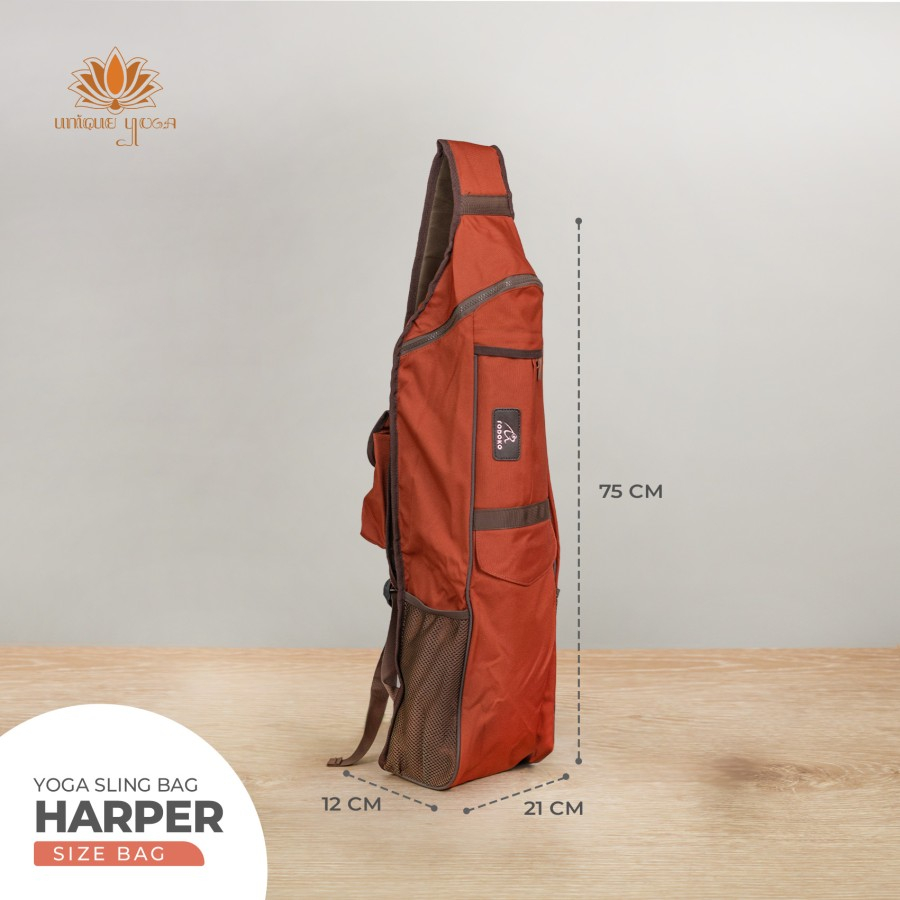 Yoga Bag Terbaru / Yoga Bag Harper / Bag GYM Backpack / Zipper Yoga Mat Bag Carrier / Bagpack Canvas Sling Yoga Bag