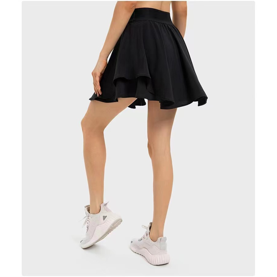 Rok Sporty Mini Celana Pendek Wanita / Sporty Skirt with Short Pant / Rok Olahraga Tennis / Sporty Skirt Rachel DK330