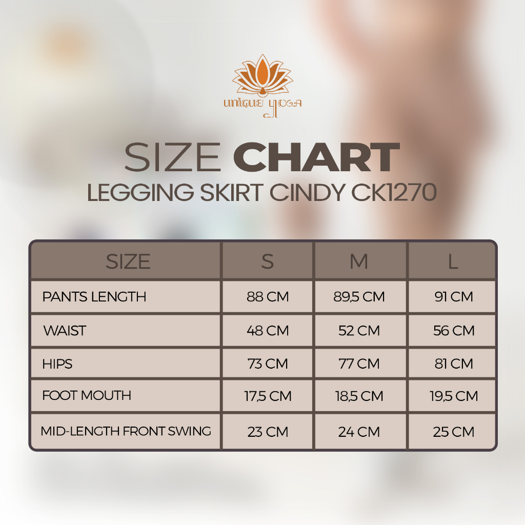 Legging Skirt / Rok Celana Legging Olahraga Senam Yoga Tennis Cindy / Legging Skirt Cindy CK1270 / Legging Rok Olahraga