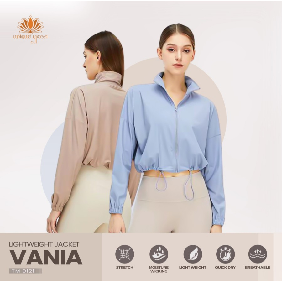 Jacket Sporty Oversize Light Weight / Jaket Olahraga Yoga Wanita Tiffany / Sporty Jacket Oversize Tiffany TM0121