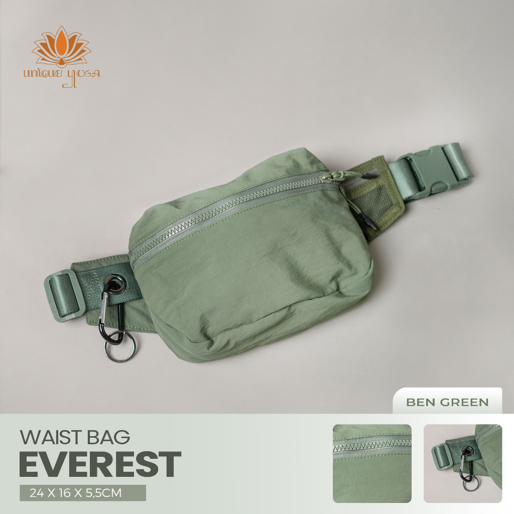 Waist Bag Everest / Tas Pinggang Olahraga Gym Yoga Fashion Unisex New / Tas Olahraga Slempang