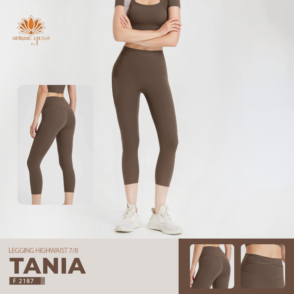 Legging New Polos Yoga / Legging Olahraga High Waist / Legging Yoga Fitness 7/8 Tania / Celana Legging Sport Wanita