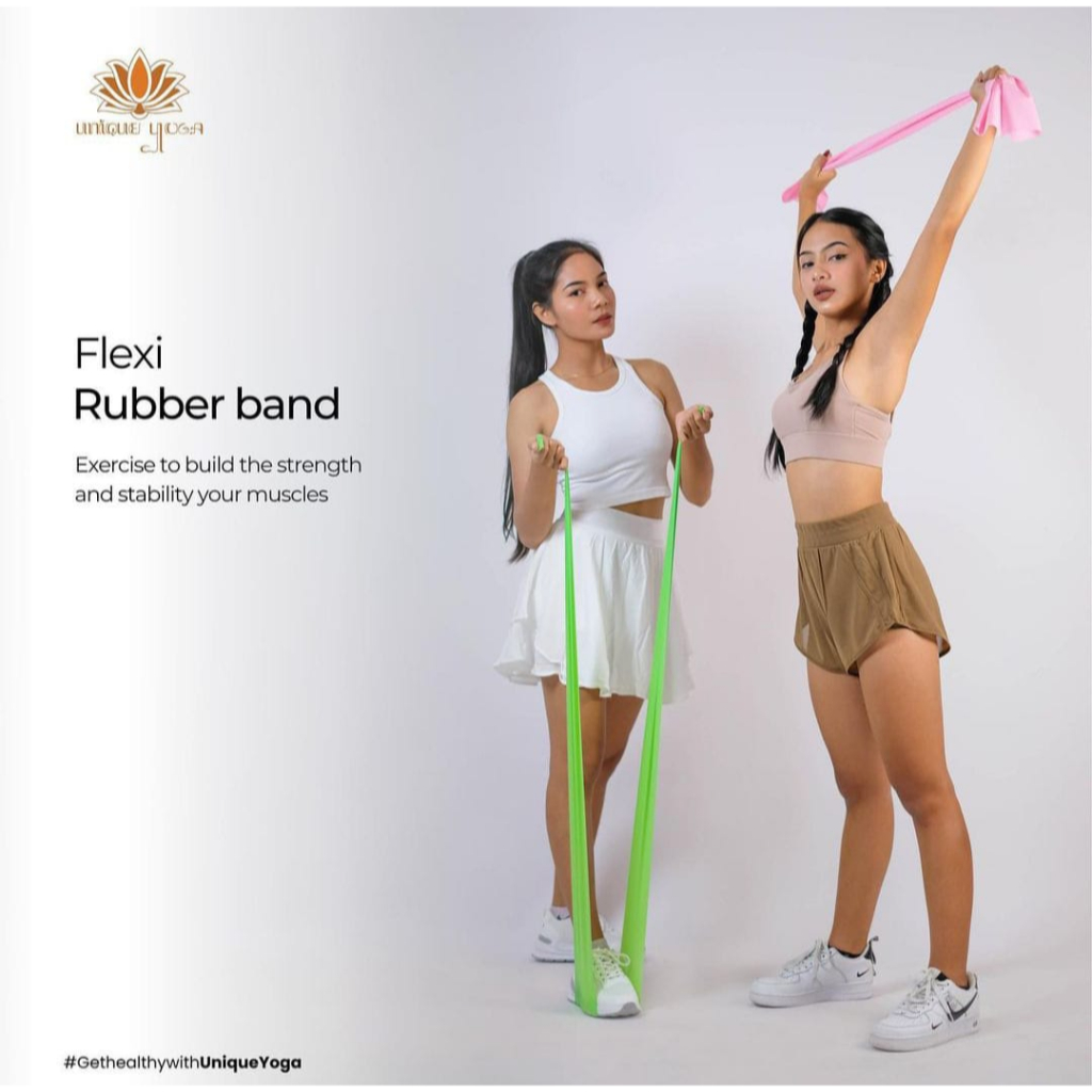 Strap Yoga Murah / Elastis Band / Belt Karet / Strap Yoga Karet / Resistance Elastis Band Yoga / Flexi Band Yoga