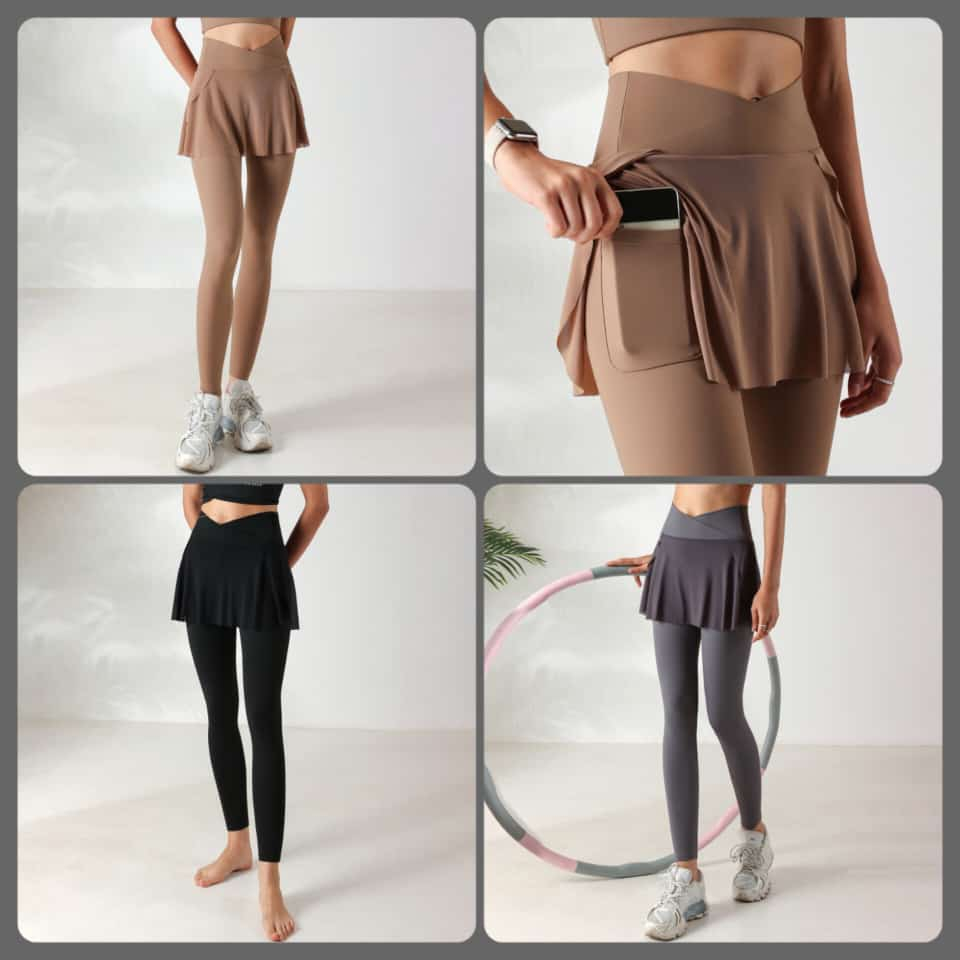 Legging Skirt / Rok Celana Legging Olahraga Senam Yoga Tennis Cindy / Legging Skirt Cindy CK1270 / Legging Rok Olahraga