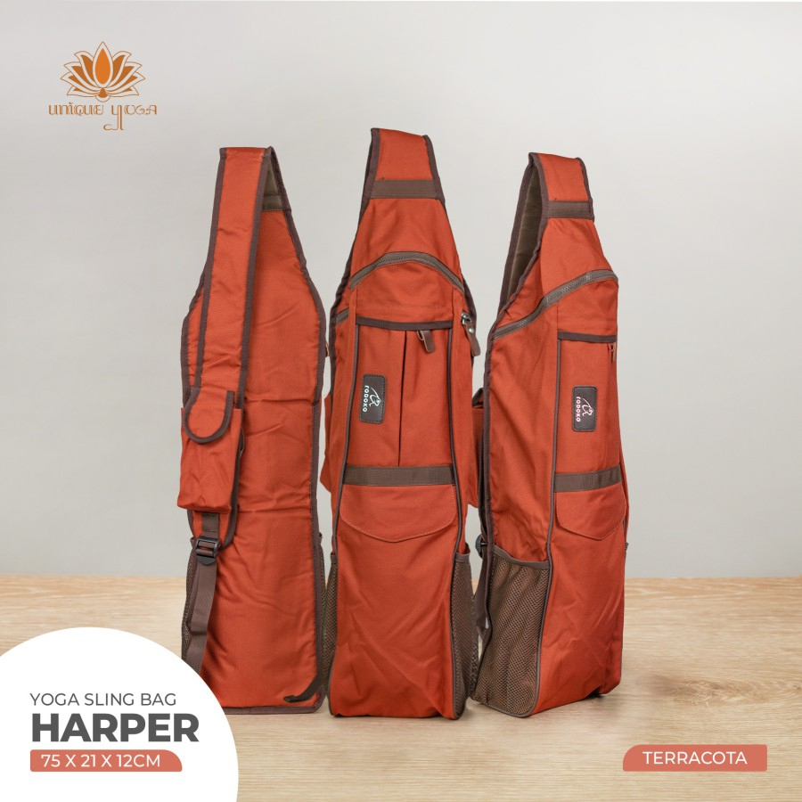 Yoga Bag Terbaru / Yoga Bag Harper / Bag GYM Backpack / Zipper Yoga Mat Bag Carrier / Bagpack Canvas Sling Yoga Bag