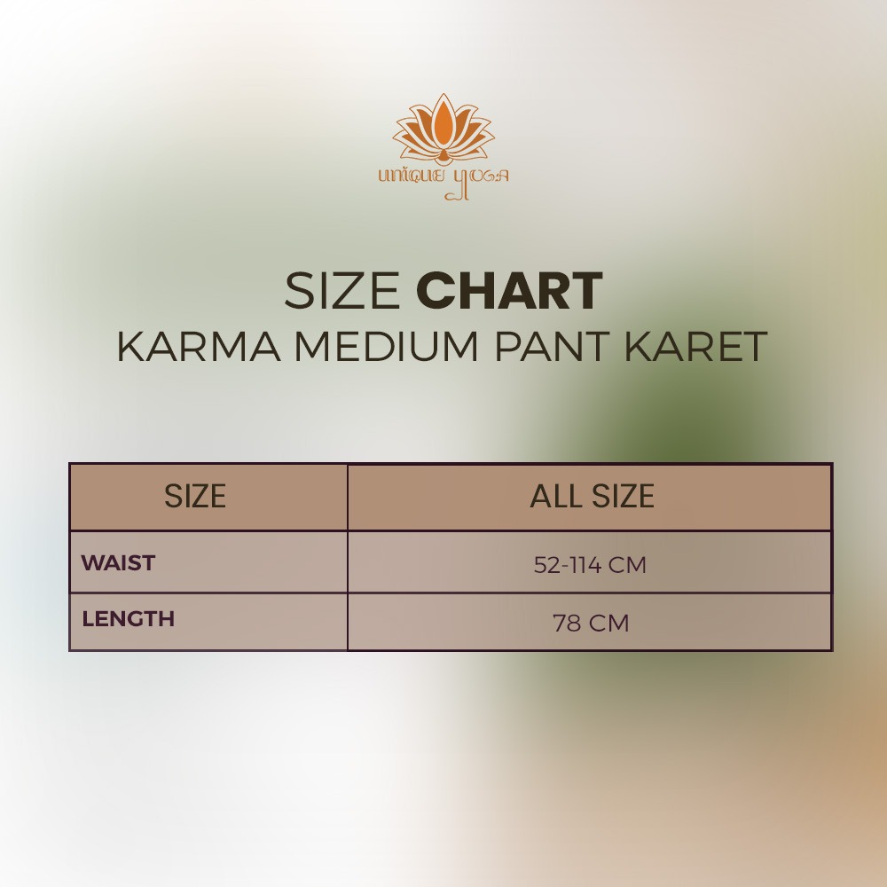 Harem Pants Karma Medium Karet / Celana Yoga Karma Medium Karet / Celana Yoga Wanita / Celana Senam Wanita