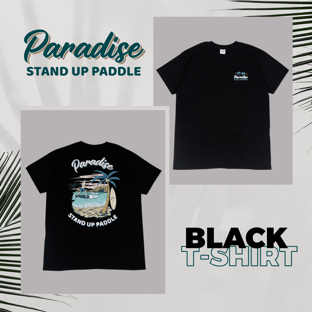 T-shirt Paradise Surfing / Kaos Tshirt Olahraga Senam Yoga SUP Paddle / Kaos Olahraga Senam Yoga Paddling / Kaos Pantai SUP Yoga