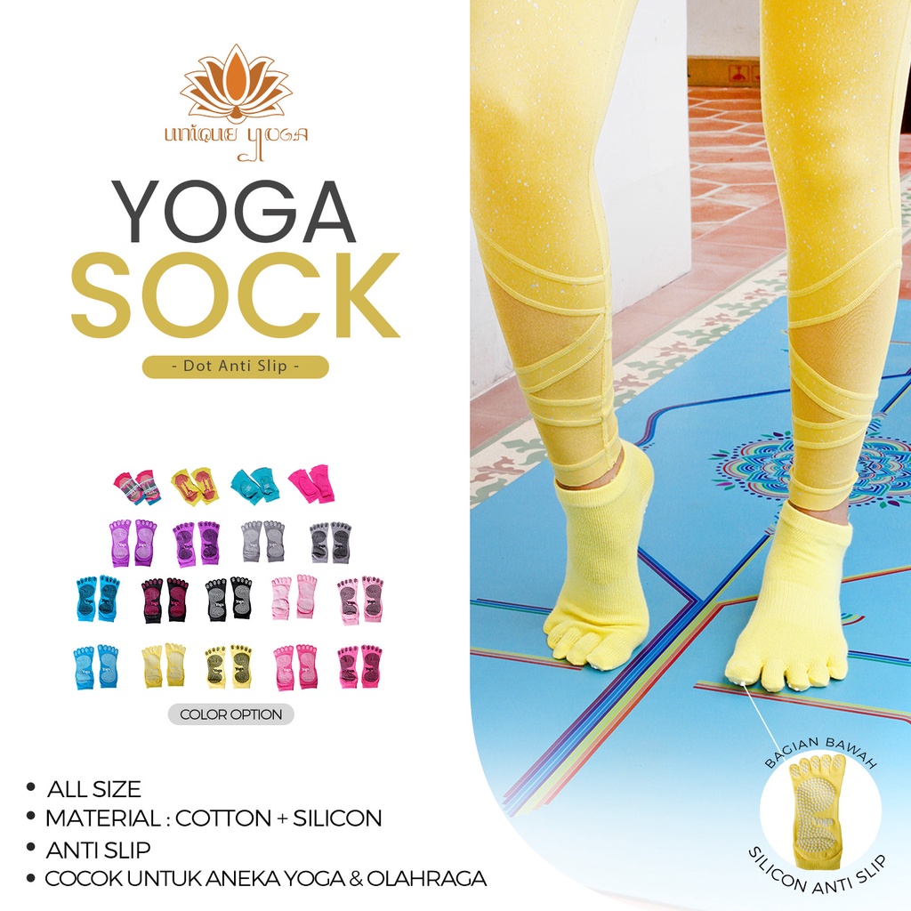 Kaos Kaki Yoga Murah Berkualitas / Yoga Shock Anti Slip / Kaos Kaki Yoga Murah / Jual Kaos Kaki Yoga / Kaos Kaki Yoga