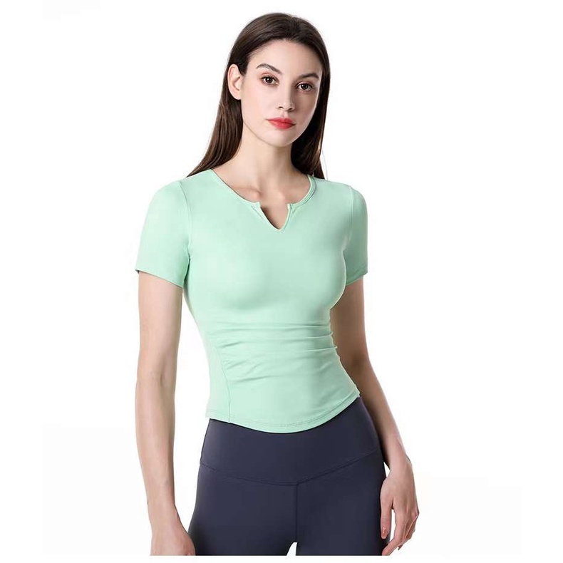 Baju Senam Yoga Sport Wanita Body Fit Alino / Atasan Olahraga Yoga Top Body Fit Alino 8315 / Atasan Senam Yoga Terbaru