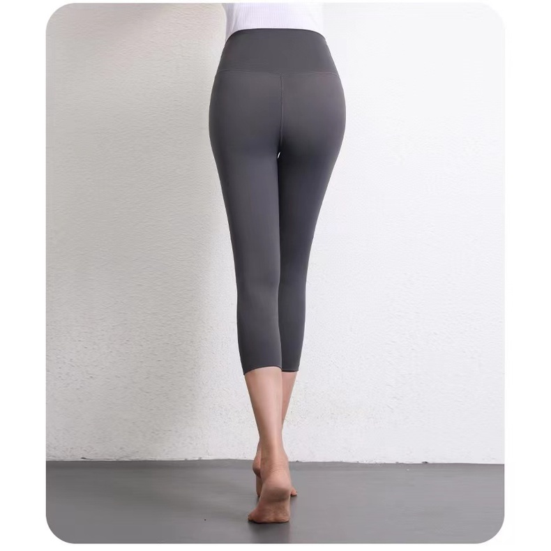 Celana Legging Yoga Pants Alino Basic / Celana Legging Sport Yoga 7/8 Wanita / Legging Olahraga Senam Yoga