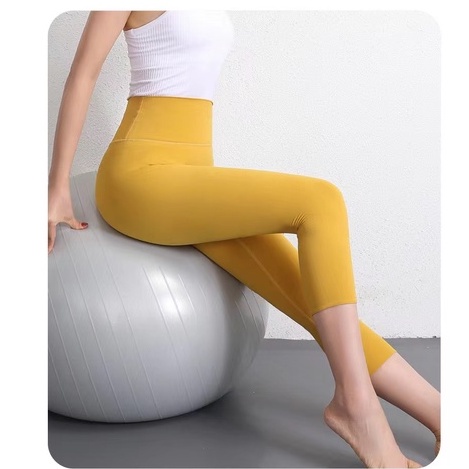 Celana Legging Yoga Pants Alino Basic / Celana Legging Sport Yoga 7/8 Wanita / Legging Olahraga Senam Yoga