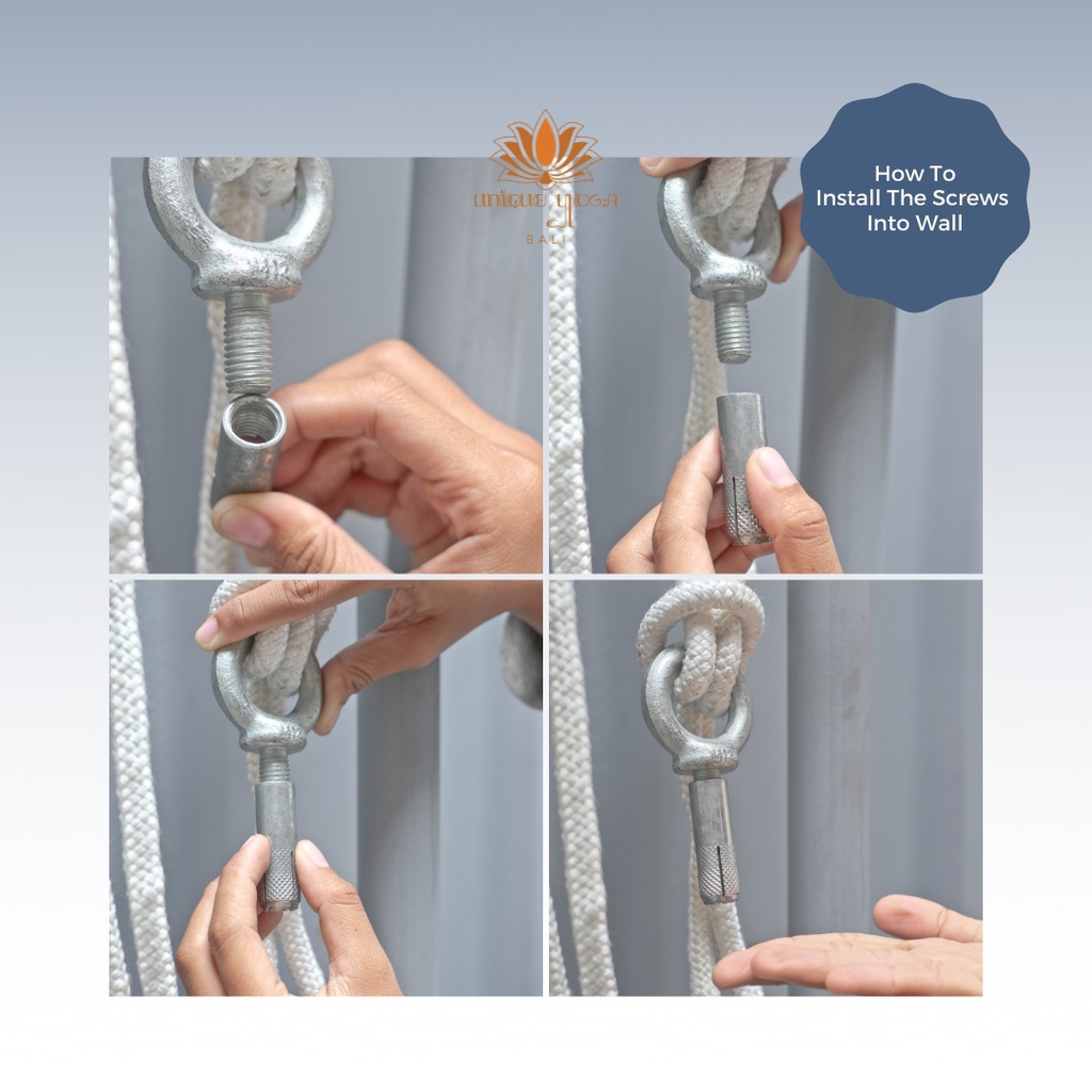 Tali kurunta / Hammock yoga / Iyengar Kurunta Yoga / Tali Kurunta Yoga Murah / Yoga Wall Rope Murah