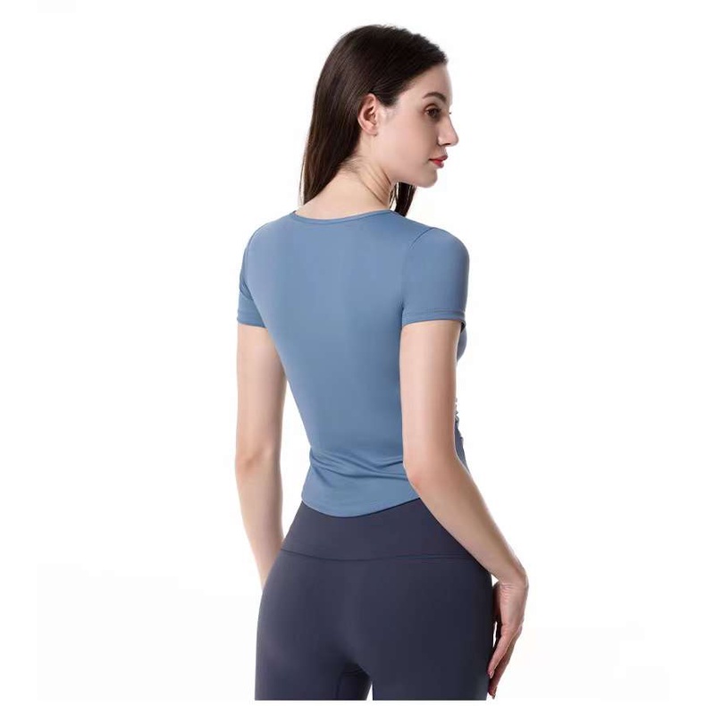 Baju Senam Yoga Sport Wanita Body Fit Alino / Atasan Olahraga Yoga Top Body Fit Alino 8315 / Atasan Senam Yoga Terbaru