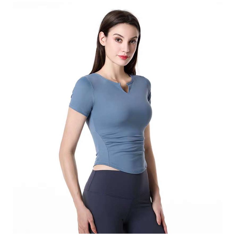 Baju Senam Yoga Sport Wanita Body Fit Alino / Atasan Olahraga Yoga Top Body Fit Alino 8315 / Atasan Senam Yoga Terbaru
