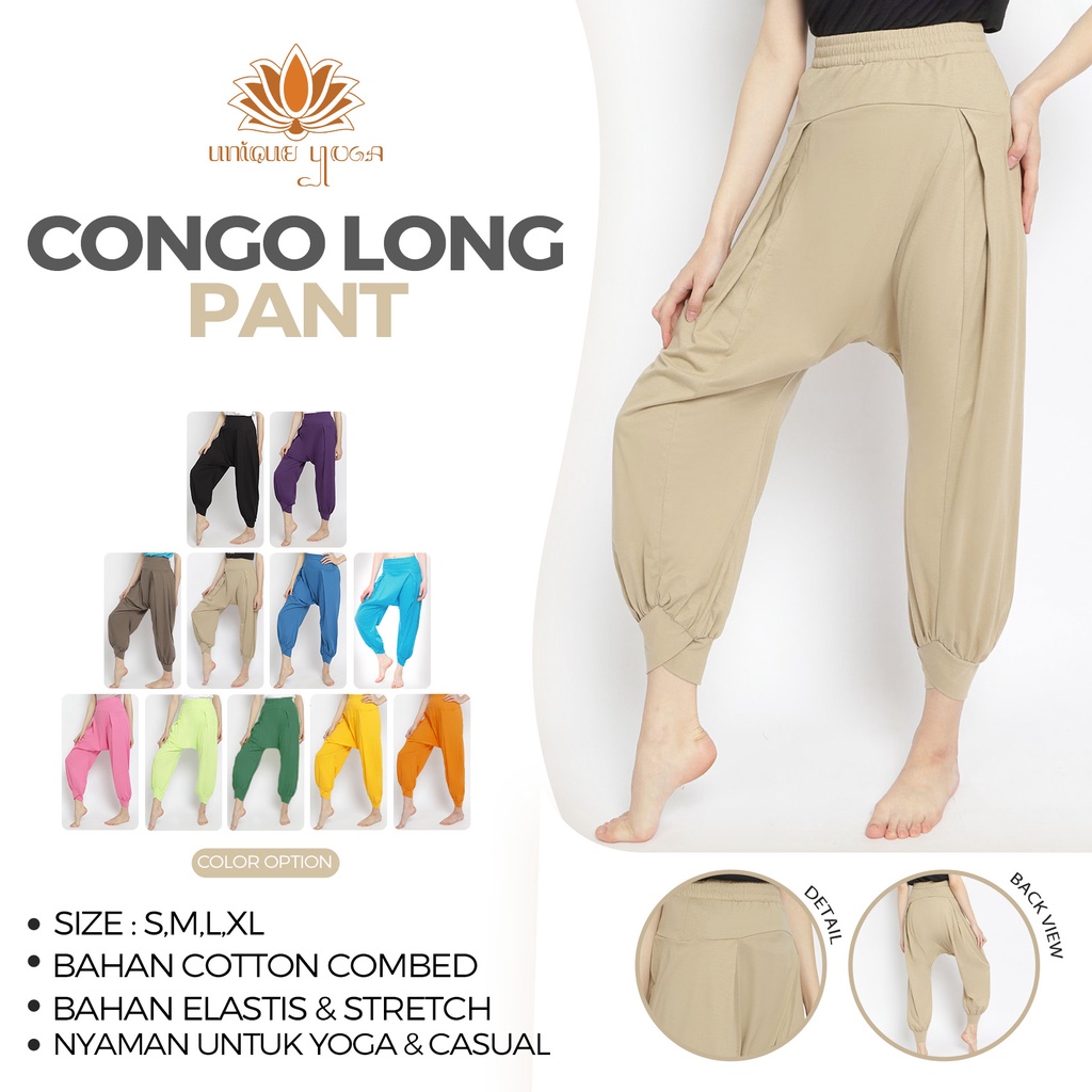Celana Yoga / Celana Harem / Congo Long Pant / Celana Yoga Murah / Celana Santai Wanita Celana Murah