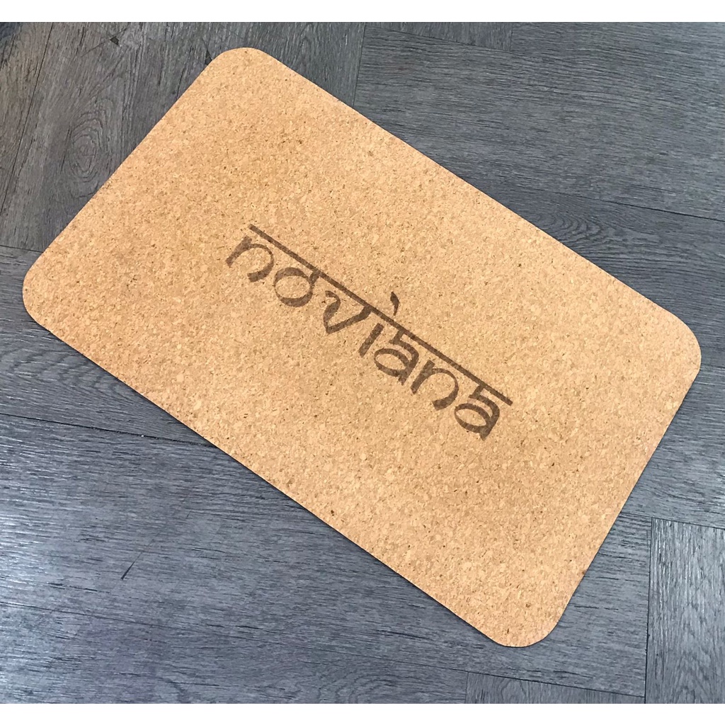 Matras Yoga Mini Pad Cork / Mini Pad Yoga Termurah/ Mini Pad Yoga Murah / Mini Pad Yoga Cork Mat / Natural Cork MIni Pad
