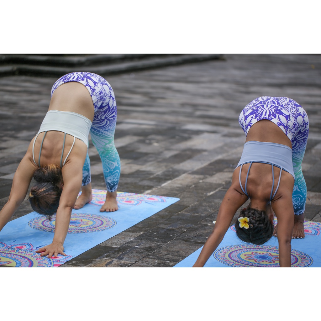 Matras Alas Yoga Senam / Yoga Mat Travel Motif 1,5mm / Matras Travel Motif Batik / Travel Mat Motif / Matras Yoga Lipat